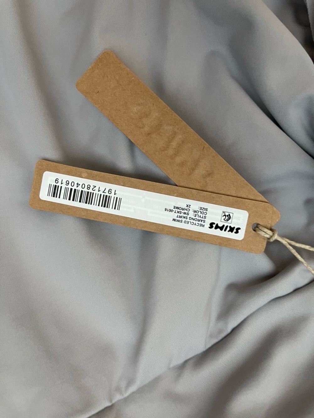 Skims Swim Sarong Chrome 2XL NWT - Picture 2 of 3